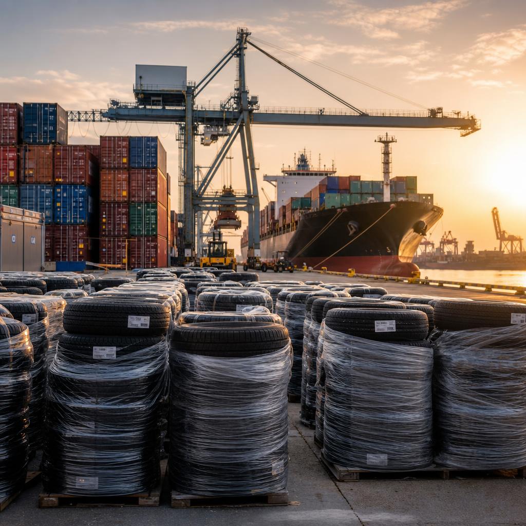 Global shipping port
